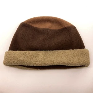 B Wear Brown Fleece Round Winter Hat Made USA - Picture 1 of 6