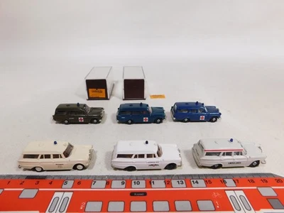 6X Brekina H0 1:87 Ambulanza MB 190 1874 1875 Zurigo Ecc Mint #DX471-0,5 - Immagine 1 di 4