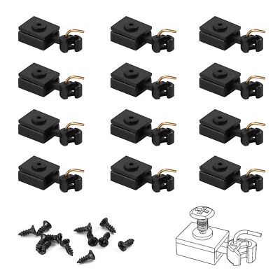 Evemodel 12pcs N Scale E-Z Mate Magnetic Knuckle Couplers with Pockets Screws - Image 1 of 4