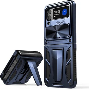 For Samsung Galaxy Z Flip 4 5G Case with Kickstand & Military Armor Series Case - Picture 1 of 6