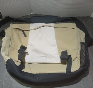 Eddie Bauer Messenger Laptop Travel Bag Beige - Picture 1 of 13