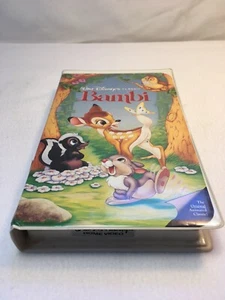 Walt Disney’s Bambi The Classics Black Diamond Edition VHS Rare 942 - Picture 1 of 7