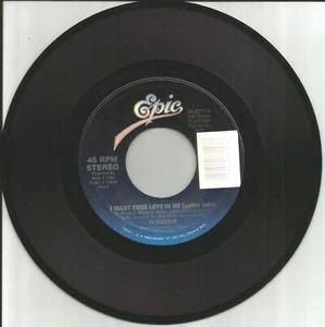 ILUSION I want your Love RARE GUITAR & PIANO MIXES Limited 7” Vinyl 45 USA INCH - Picture 1 of 2