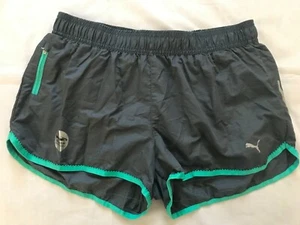 NEW NWT PUMA Women Athletic Running Work Out Shorts, Grey, XL - Picture 1 of 3