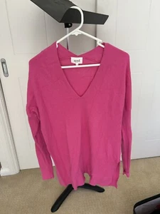 Seed Heritage V Neck Knit Size M In Pink (Wool) - Picture 1 of 4