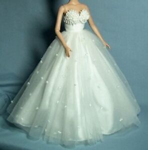FM Place in the Sun white tulle dress fits 15-16in Elizabeth Taylor Tyler dolls