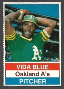 Hostess #20 1976 Vida Blue Oakland atletismo A (líneas completas) casi nuevo A - Imagen 1 de 2
