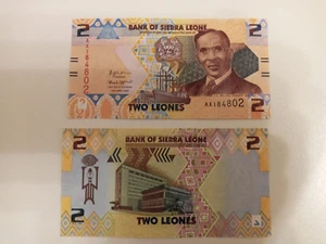 SIERRA LEONA 2 LEONES 2022 - Imagen 1 de 1