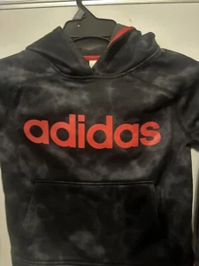 Adidas Hooded Children’s Jacket, Without Zip - Picture 1 of 2