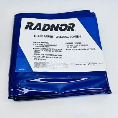 PANTALLA DE SOLDADURA RADNOR 64052106 - 6' X 8' Foto 1 de 2