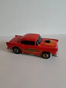 Vintage 1982 Hot Wheels '55 Chevy Fever Red Gold Hot Ones Blackwall Era Die Cast - Picture 1 of 8
