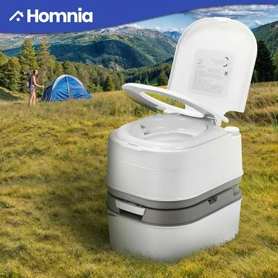 6.4 Gallon RV Portable Toilet 24L Camping Travel Porta Potty W/ Paper Towels - Image 1 of 4