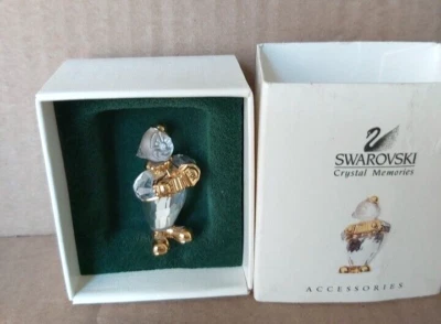 Accesorios Swarovski Cristal Recuerdos Estatuilla Nuevo de Lote Antiguo Payaso Tocando Acordeón  Foto 1 de 4