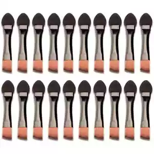 20-Piece Eyeshadow Brushes Set - Dual Sided Sponge and Nylon Brush Applicators f - Picture 1 of 7