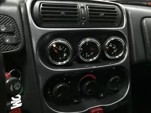 Per Alfa Romeo GTV SPIDER 95-98 Anelli Alluminio Strumenti Strumentazione x3 - Imagen 1 de 7