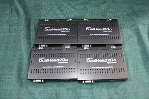 Lot of 4 Matrox DuelHead2Go Digital Edition D2G-A2D-IF - Picture 1 of 6