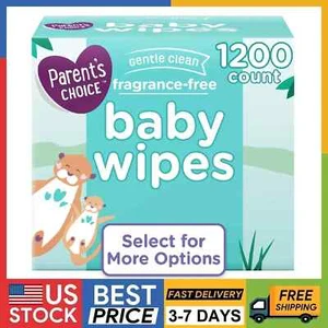 Parents Choice Fragrance-Free Baby Wipes, 1200 Count - Picture 1 of 12
