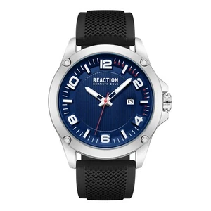 Reloj analógico Kenneth Cole Reaction para hombre con correa de silicona KRWGN7004503 - Imagen 1 de 2