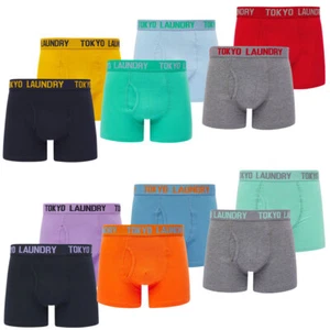 Tokyo Laundry Boxer Shorts Men's 2 Pack Stretch Cotton Underwear Boxers Elastic - Picture 1 of 31