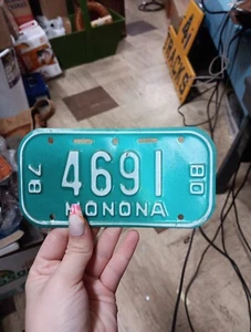 1978 To 1980 Monona Bicycle Plate 4691 - Picture 1 of 17