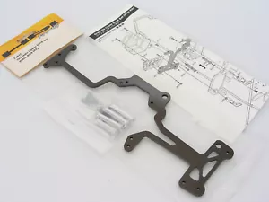 Vintage HPI 73017 SUPER NITRO RS4 MT RALLY Carbon Fiber Upper Radio Plate Tray ! - Picture 1 of 8