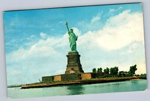 The Statue Of Liberty, New York City, New York Harbor Posted 1959 - Picture 1 of 2