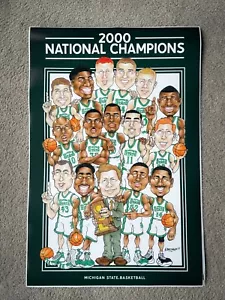 Michigan State Basketball - 2000 National Champions Poster - LARGE 20" x 30" - Picture 1 of 1