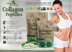 Collagen Peptan® Type 2 1220mg Anti - Ageing Hair, Skin, Nails Joints Recovery