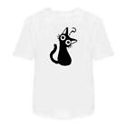'Question Mark Cat' Men's / Women's Cotton T-Shirts (Ta023722)