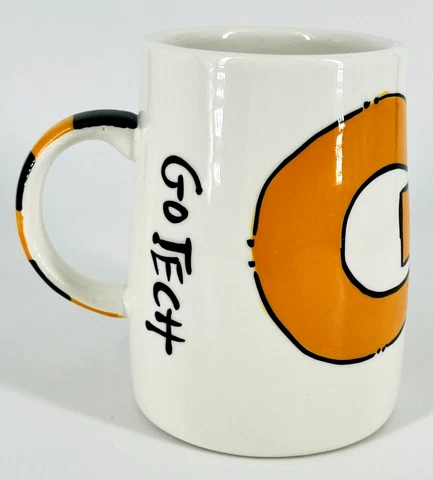NWT Licensed Georgia Tech University, Collegiate Coffee Pottery Mug Cover