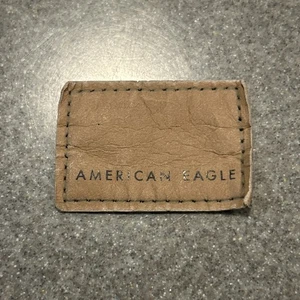 American Eagle Outfitters Jeans Leather Sew On Patch 1 1/2 X 2” Logo - Picture 1 of 4