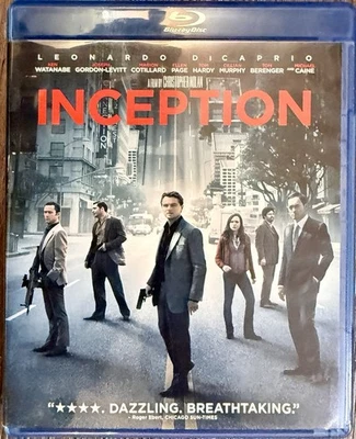 Inception Blu-Ray DVD 2010 3 Disc Complete Set w Inserts Digital Slipcover Nolan - Image 1 of 4