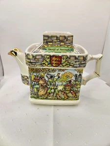 Vintage Sadler Robin Hood Teapot Sherwood Forrest & Sheriff of Nottingham - Picture 1 of 13