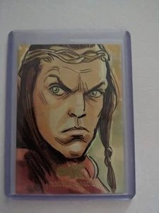 2022 Cryptozoic CZX Middle Earth Elrond 1/1 Sketch By Tim Shinn - Picture 1 of 2