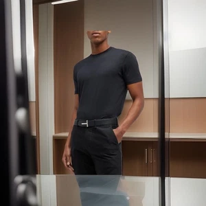 TOM FORD MEN’S Lylocell Cotton T-Shirt  Dark Gray IT 48 US M Pure Luxury - Picture 1 of 9