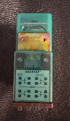 Relé Agastst GPDR 125VDC nuevo stock antiguo Foto 1 de 4