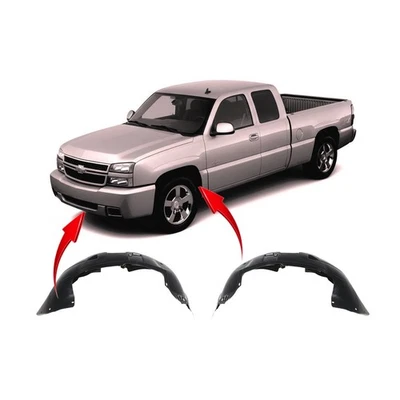 Juego de 2 forros de guardabarros para Chevrolet Silverado 1500 2500 3500 1999-2007 Foto 1 de 4