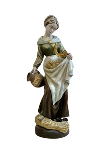 HEILIGE NOTBURGA | Sakrale Holzfigur  1999 | H 56 cm | saint wood carving - Imagen 1 de 13