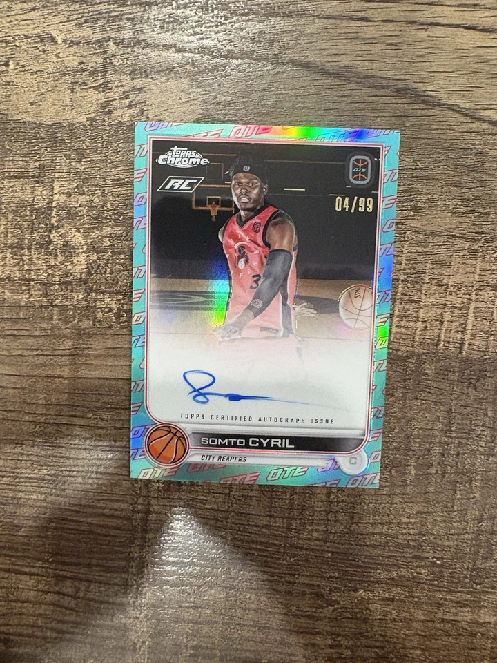 SOMTO CYRIL 22/23 Topps Chrome OTE Overtime Elite SP Border Auto / 99 - Image 1 of 1