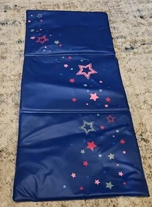 American Girl 2013 Gymnastik Set blau & silber Sternen Turnmatte für 18" Puppen - Bild 1 von 5