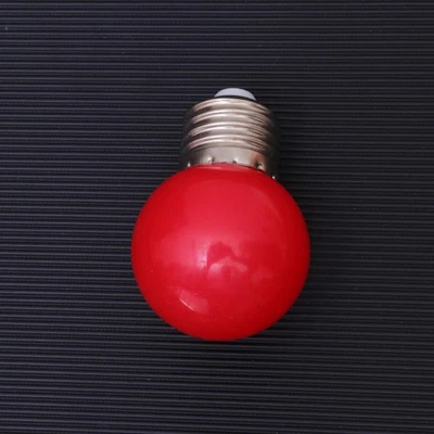 1PC LED Color Light Bulb Colorful Outdoor Waterproof Lamp E27 Screw Small Bulb - Image 1 of 4