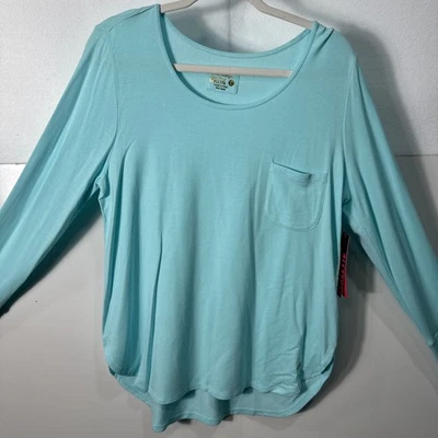New With Tags Lilly Pulitzer Luxletic Turquoise Large Athletic Long Sleeve 88189 - Image 1 of 4