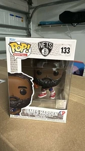 Funko Pop! Vinyl: James Harden #133 Brooklyn Nets NBA Basketball Figure W/ Pop P - Picture 1 of 1