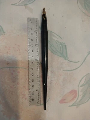 Sheaffer Black Desk Fountain Pen Cartridge Refill, Fine Point 14k Gold Nib  - Image 1 of 4