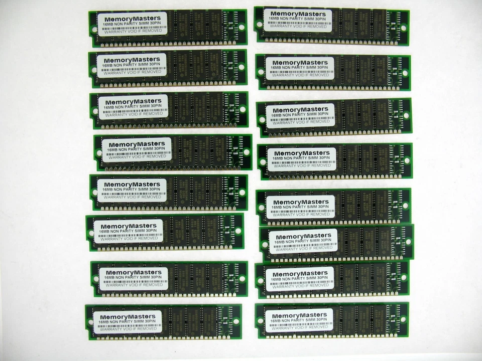 256MB (16X16MB) FPM NON-PARITY 60NS SIMM 30-PIN 5V 16X8 for Mac Quadra 900, 950 - Image 1 of 1