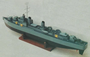 Maßstab 1:144 USS Hanley Gearing Class Zerstörer Pläne, Vorlagen, Anweisungen 32" - Bild 1 von 1