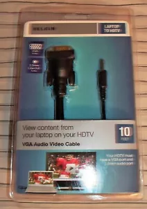 Belkin Laptop to HDTV VGA Audio Video Cable 10' - Picture 1 of 1