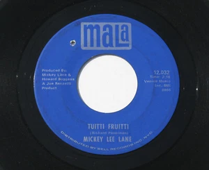 MICKEY LEE LANE Tuitti Fruitti/With Your Love (I'll Make It...) 7” 45 1968 Mala - Picture 1 of 2