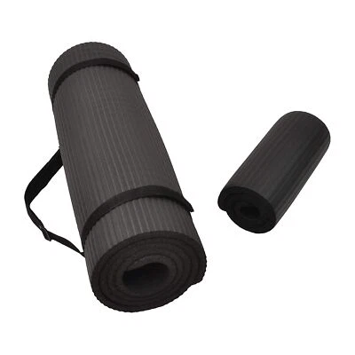 All Purpose 1/2-Inch Extra Thick High Density Anti-Tear Exercise Yoga Mat and... - Image 1 of 4