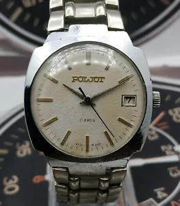 Men's Classic Vintage Watch POLJOT USSR Mechanical 2614.2H Retro Soviet Union ☭ - Picture 1 of 24